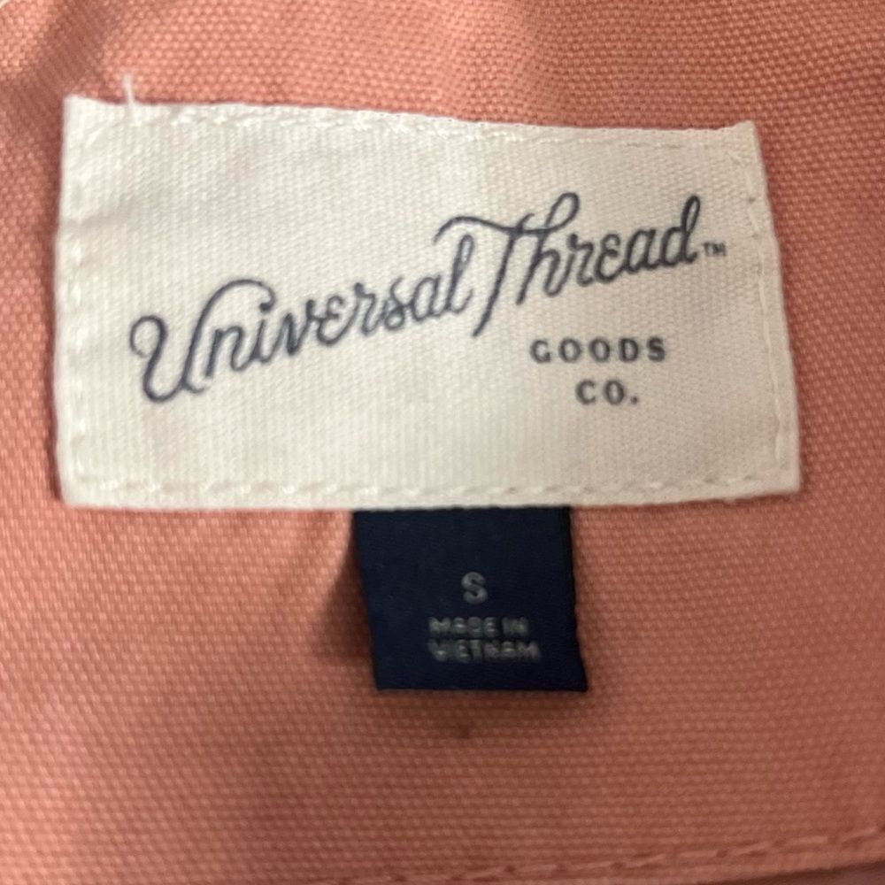 Universal Thread Women's Light Pink Utility Anorak 100% Cotton Barn Jacket Small - Picture 14 of 15